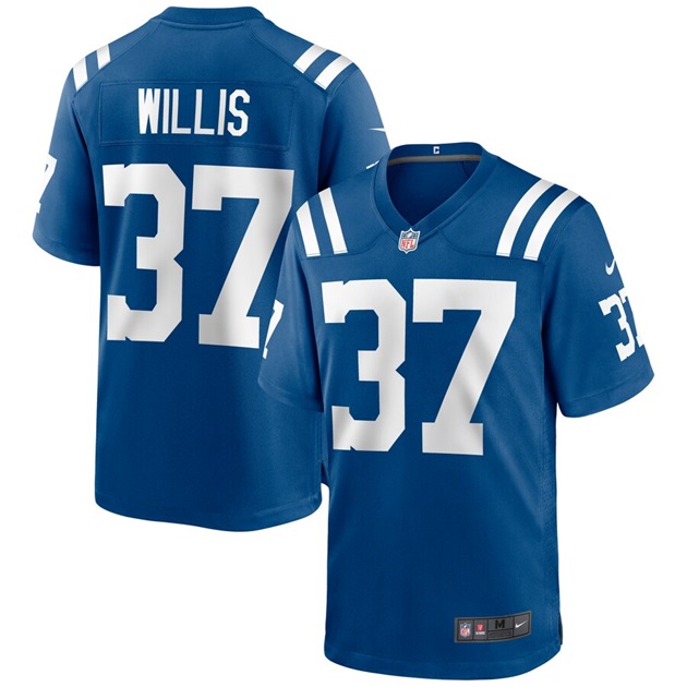 mens nike khari willis royal indianapolis colts game jersey